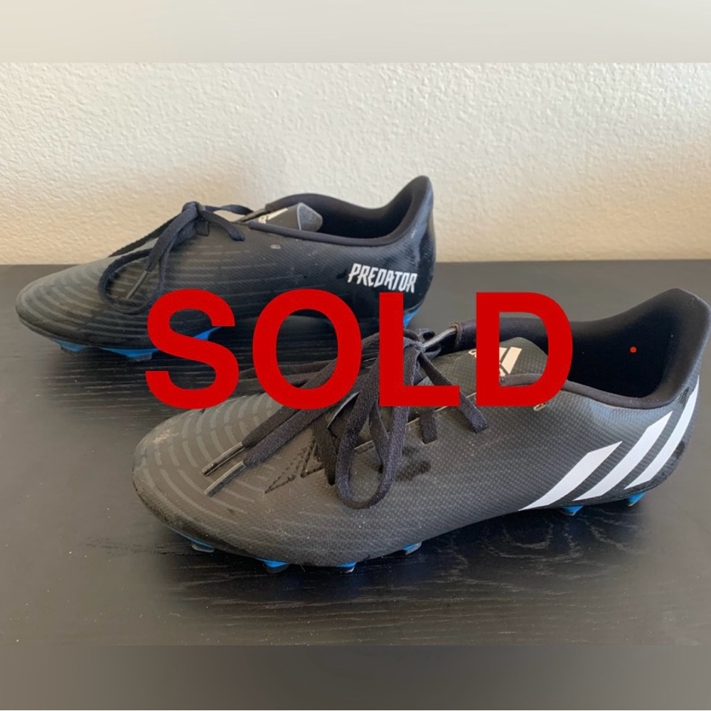 Adidas Predator Edge. 4 FxG Soccer Cleats Shoes Sz 8 Used GV9876 Firm Ground